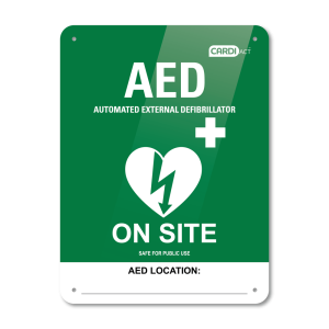 AED WALL SIGN - ON SITE