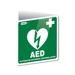AED WALL SIGN SQUARE