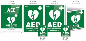 AED ON SITE STICKER
